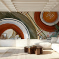 Fall Bisque Mural Wallpaper - room preview 03