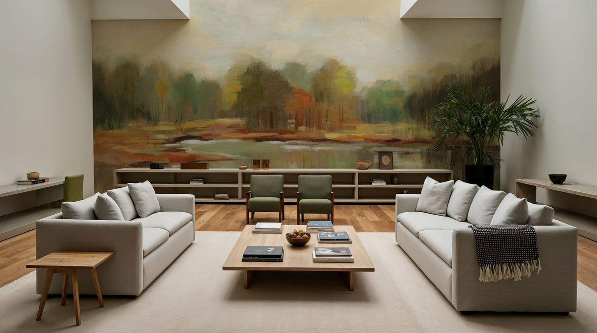 Chilly Fall Mural Wallpaper - room preview 03