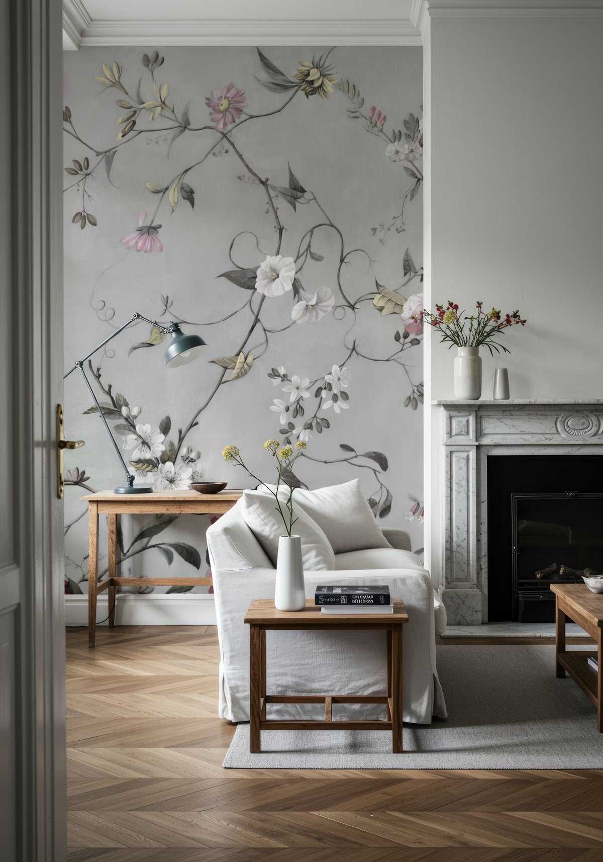 Floral Heaven, Pastels Mural Wallpaper - room preview 03