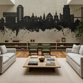 Stavanger Norway Skyline Concrete Mural Wallpaper - room preview 03