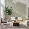 Swaying Lines, Pine Whisper Mural Wallpaper - room preview 03