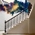 Sheffield England Skyline Blue & Bronze Mural Wallpaper - room preview 03