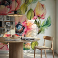 Floral Fantasy Mural Wallpaper - room preview 03