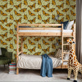 Papillion I, White Mural Wallpaper - room preview 03