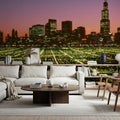 Strawberry Skyline Mural Wallpaper - room preview 03