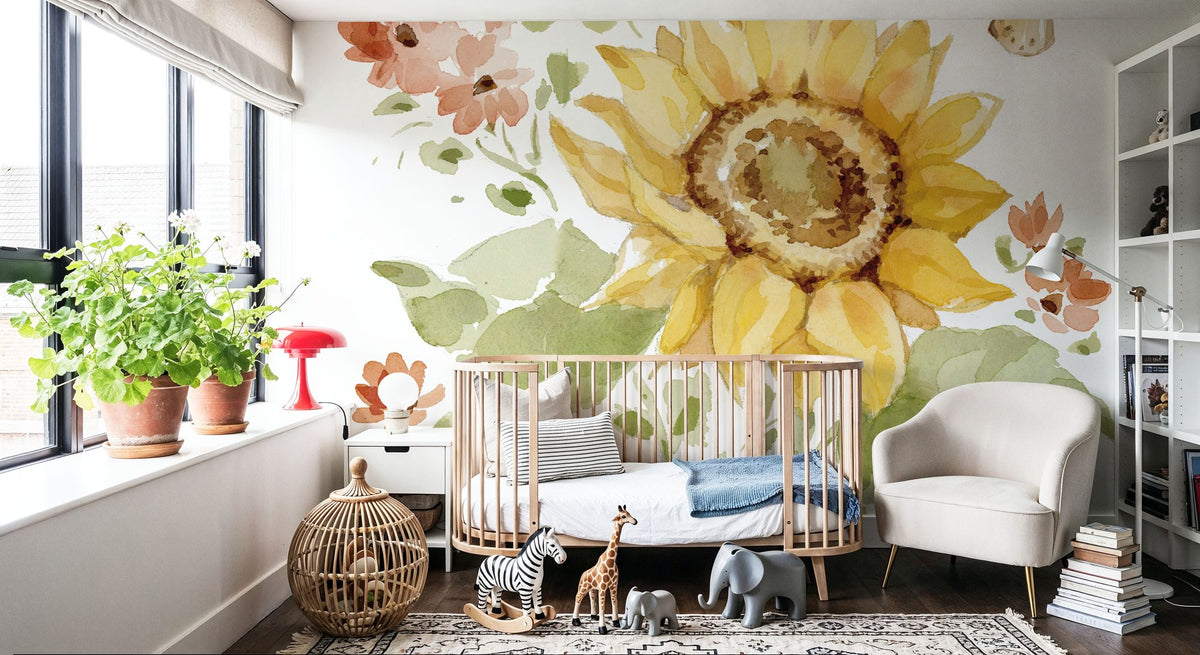 Fall Cottage Garden II Mural Wallpaper - room preview 03