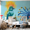 Birds of Paradise VI Mural Wallpaper - room preview 03