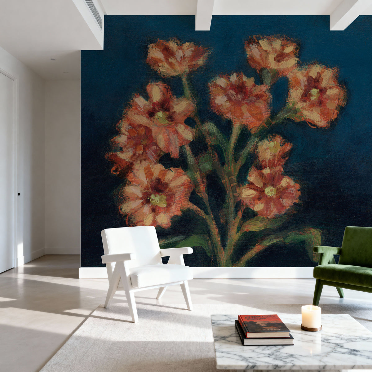 Autumn Blooms II Mural Wallpaper - room preview 03