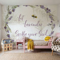 Fresh Lavender VII Mural Wallpaper - room preview 03