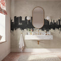 Utrecht the Netherlands Skyline Concrete Mural Wallpaper - room preview 03