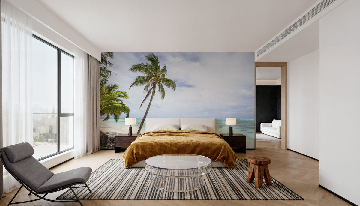 Rarotonga Palmtree Mural Wallpaper - room preview 03