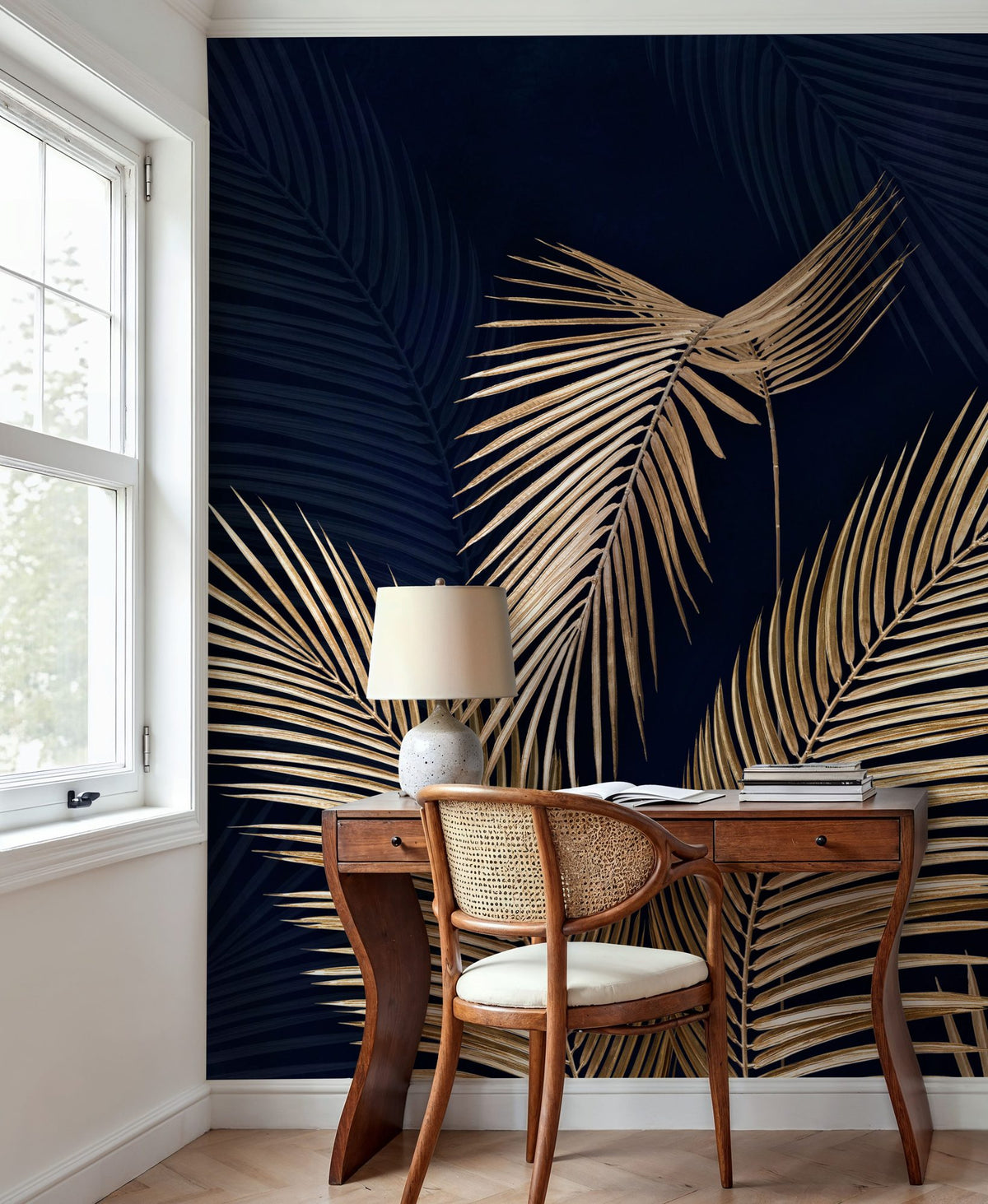 Bright Palms Mural Wallpaper - room preview 03