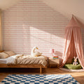 Coastal Leaning Red Mural Wallpaper - room preview 03