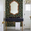 Oak & Acorns, Dark Mural Wallpaper - room preview 03