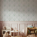 Spring Field Rabbits, Green Mural Wallpaper - room preview 03
