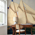 The Yacht Henrietta Mural Wallpaper - room preview 03