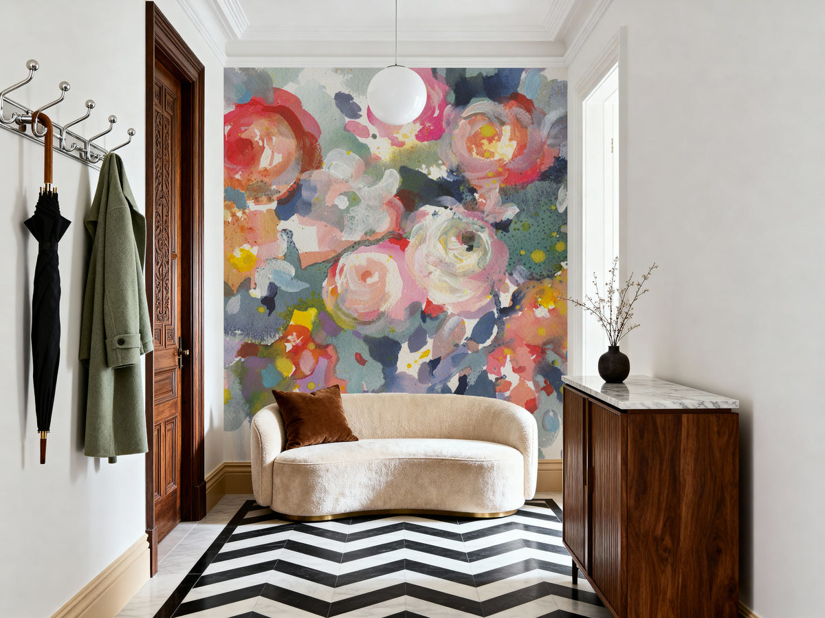 Bloom Burst Mural Wallpaper - room preview 03