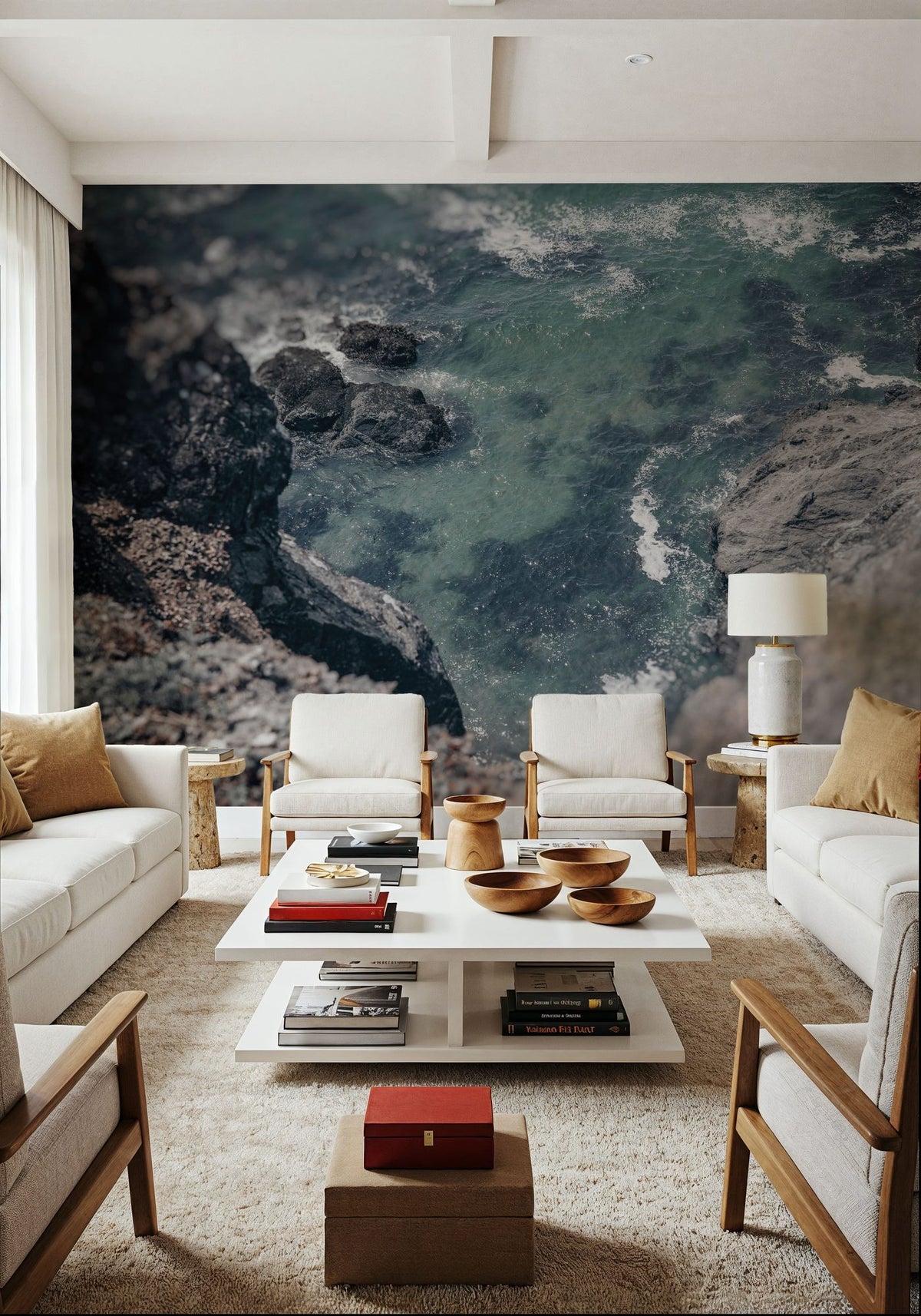 Pacific Cove Mural Wallpaper - room preview 03