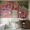 Sarahs Peony Mural Wallpaper - room preview 03
