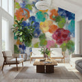 Hydrangea Bouquet I Mural Wallpaper - room preview 03
