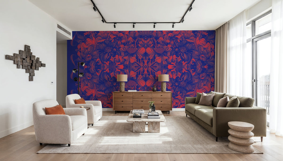 Scandi Flower Ceiling II Mural Wallpaper - room preview 03