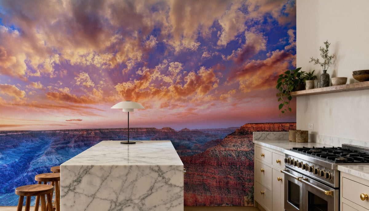 Grand Canyon Sunset Sparkling Mural Wallpaper - room preview 03