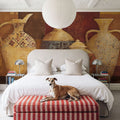 Autumn Urns III Mural Wallpaper - room preview 03