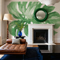 Colorful Tropical Leaf Green I Mural Wallpaper - room preview 03