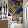 Laughing Birds Mural Wallpaper - room preview 03