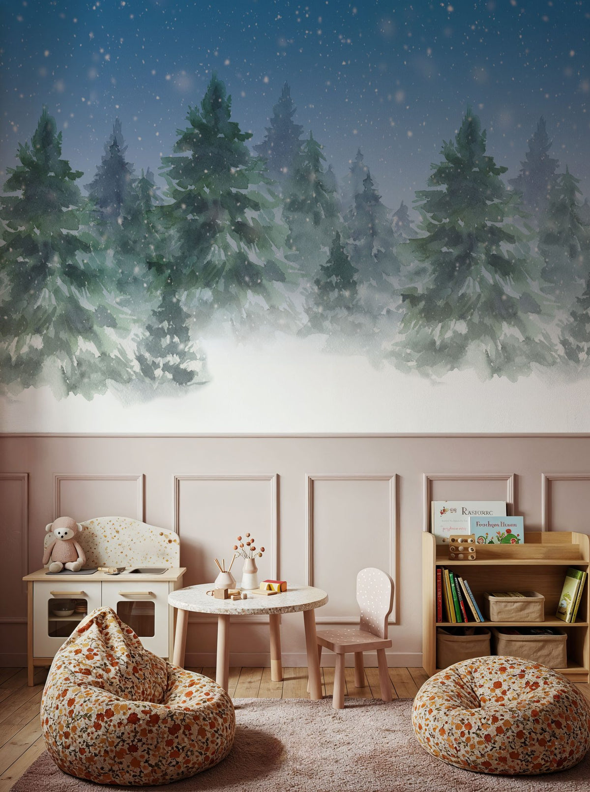 Winter Trees Mural Wallpaper - room preview 03