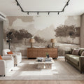 Sepia Grove Mural Wallpaper - room preview 03