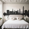 Split Croatia Skyline Black & White Mural Wallpaper - room preview 03