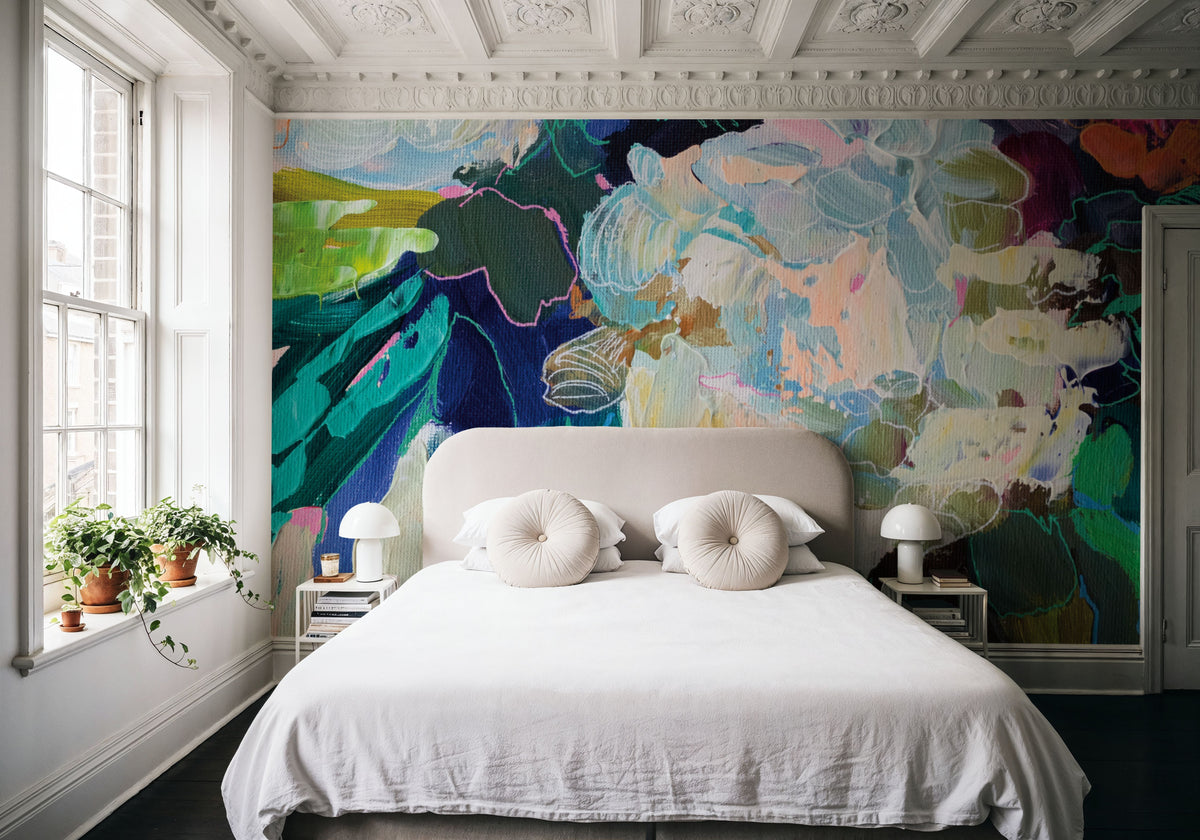 August Bloom Mural Wallpaper - room preview 03