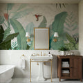 Hummingbird Unfinished Mural Wallpaper - room preview 03
