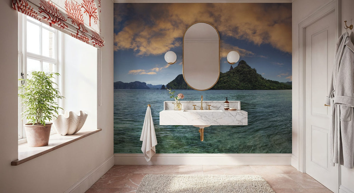 Tropical Island Voyage Mural Wallpaper - room preview 03