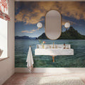 Tropical Island Voyage Mural Wallpaper - room preview 03