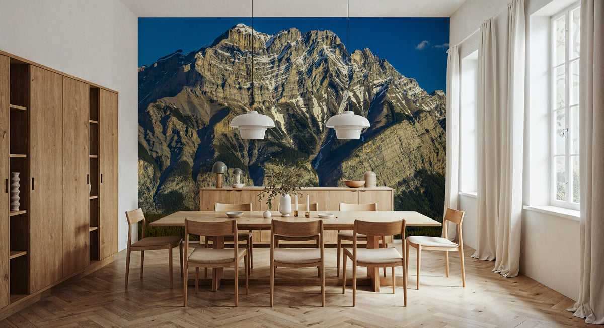 Cascade Mountain Mural Wallpaper - room preview 03