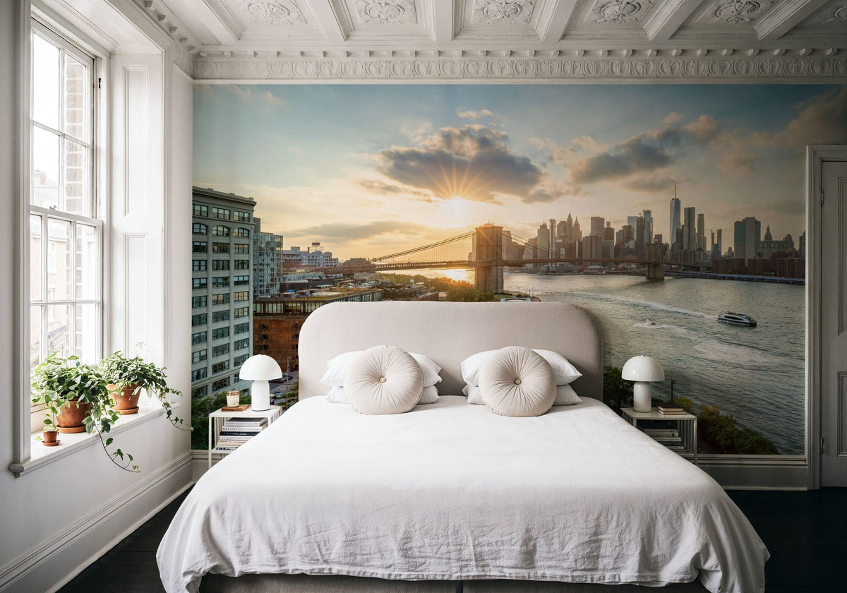 Main Street Park Mural Wallpaper - room preview 03