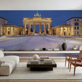 Snowy Brandenburger Tor Mural Wallpaper - room preview 03