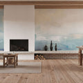 Cloudy Water Mural Wallpaper - room preview 03