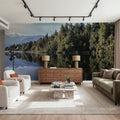 Mountain Reflections, Mural Wallpaper - room preview 03