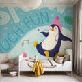 Snow Much Fun Mural Wallpaper - room preview 03