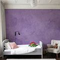 Subtle Plaster Wall, Aura Indigo Mural Wallpaper - room preview 03