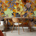 Tropical Bloom Mural Wallpaper - room preview 03