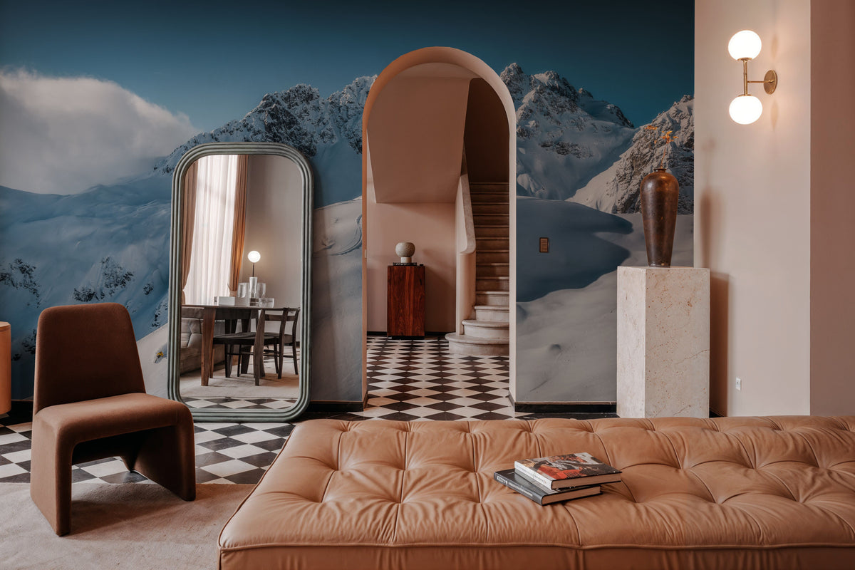 Go Ski Mural Wallpaper - room preview 03