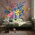 Fun Florals I Mural Wallpaper - room preview 03