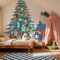 Main Street Christmas IX Mural Wallpaper - room preview 03