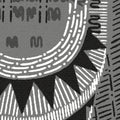 Manhattan, Graphite Mural Wallpaper - room preview 03