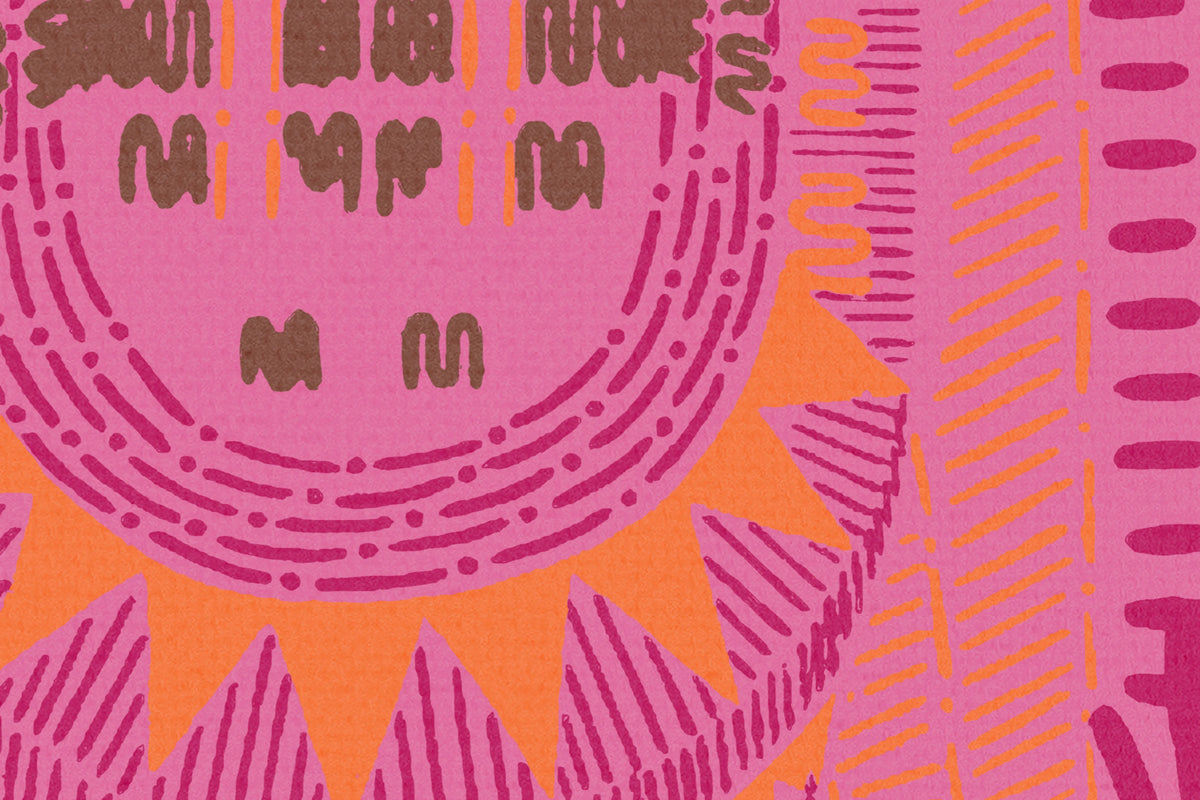 Manhattan, Hot Pink Mural Wallpaper - room preview 03
