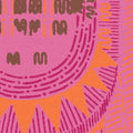 Manhattan, Hot Pink Mural Wallpaper - room preview 03